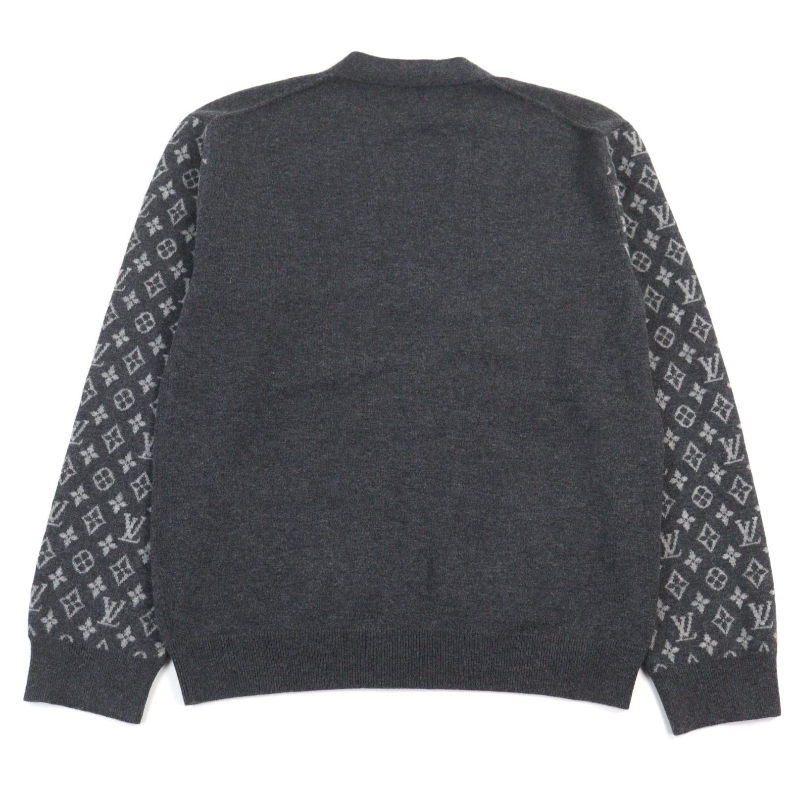 Louis Vuitton Louis Vuitton Louis Vuitton Monogram Mix Cashmere Cardigan Others Tops 1AATLY Size ONE SIZE - 3 Thumbnail