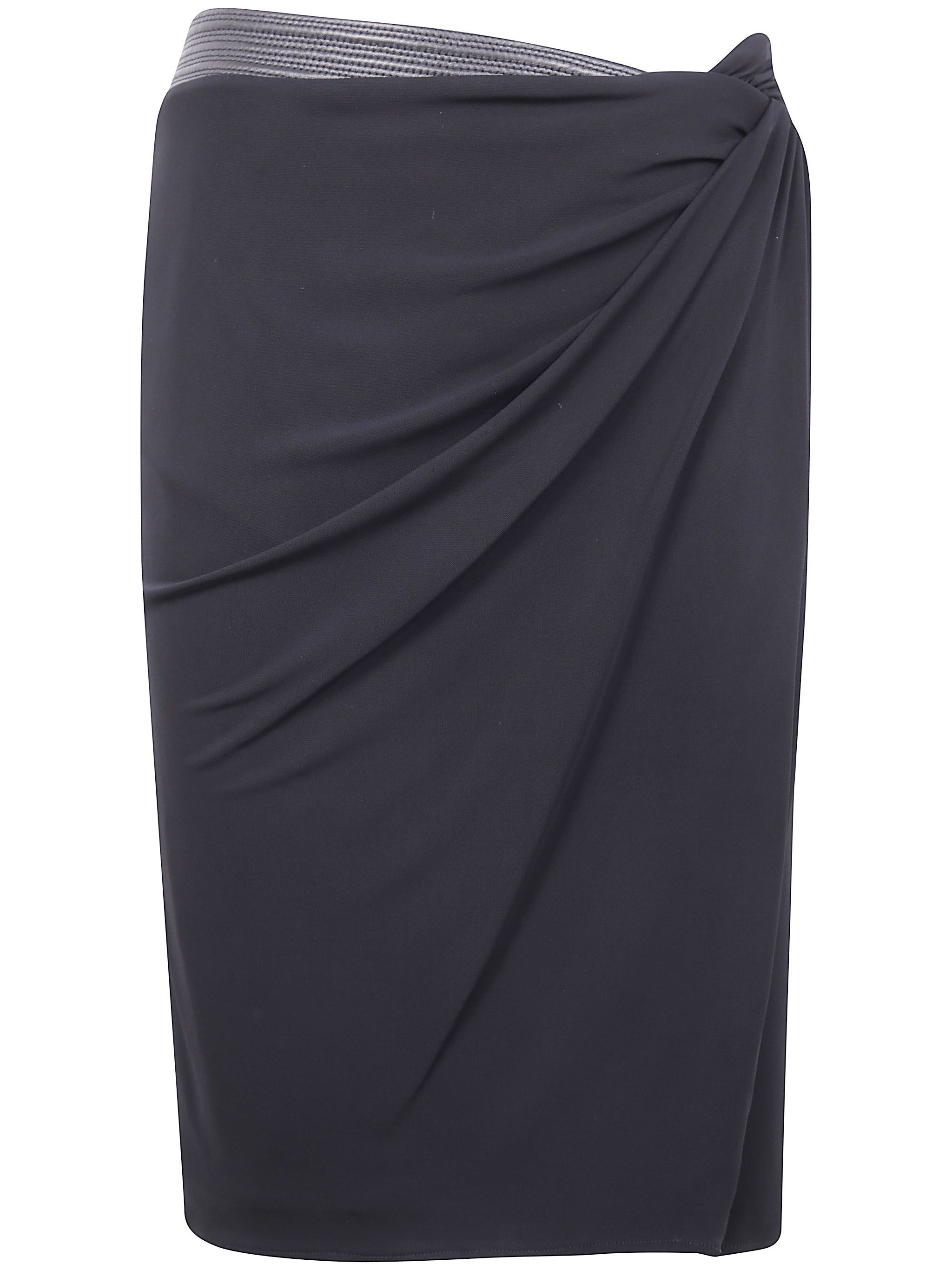 Versace SKIRT RESPONSIBLE STRETCH CREPE JERSEY Size 28" / US 6 / IT 42 - 6 Thumbnail