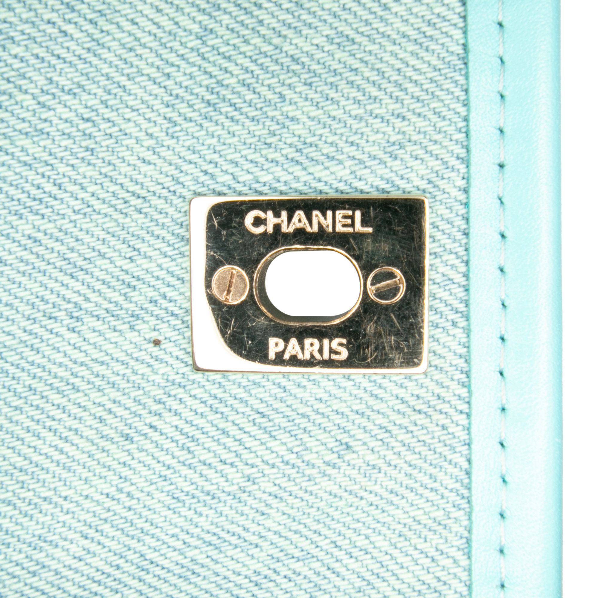 Chanel Chanel Mini CC Quilted Denim Messenger Flap Size ONE SIZE - 8 Thumbnail