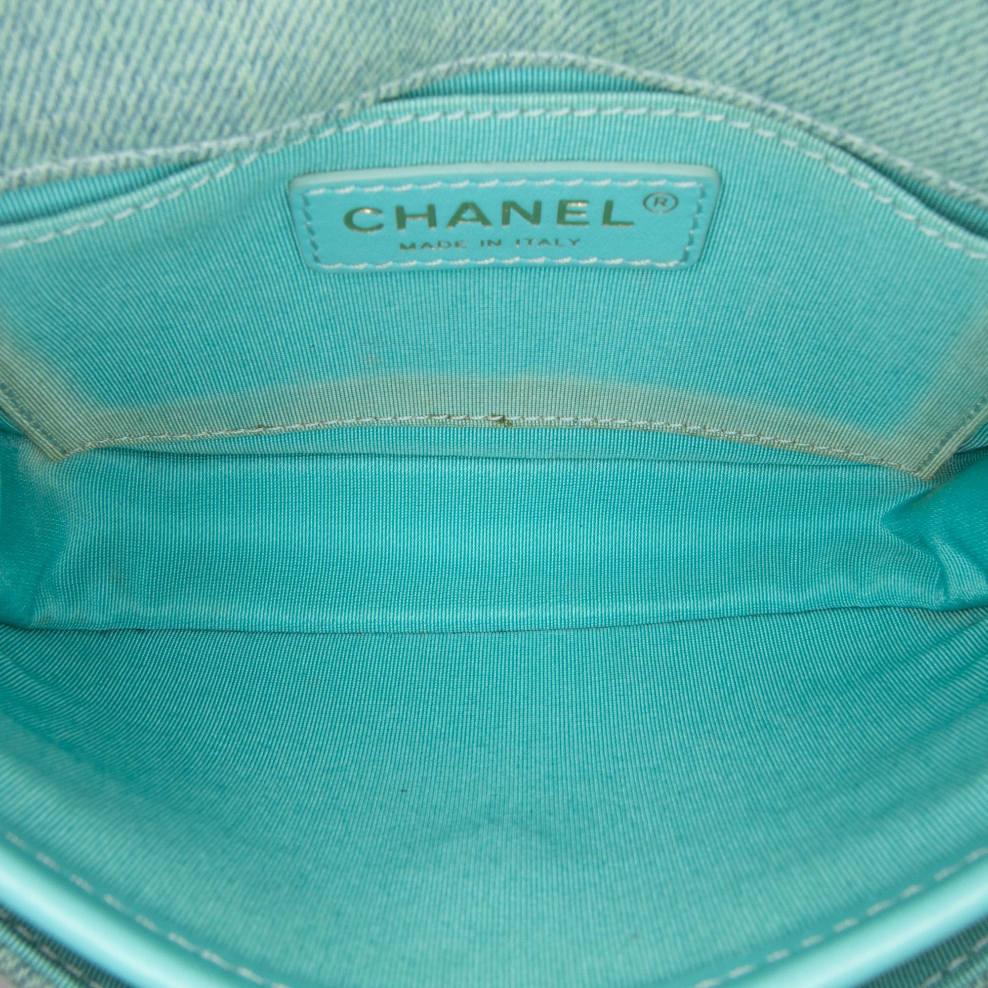 Chanel Chanel Mini CC Quilted Denim Messenger Flap Size ONE SIZE - 4 Thumbnail
