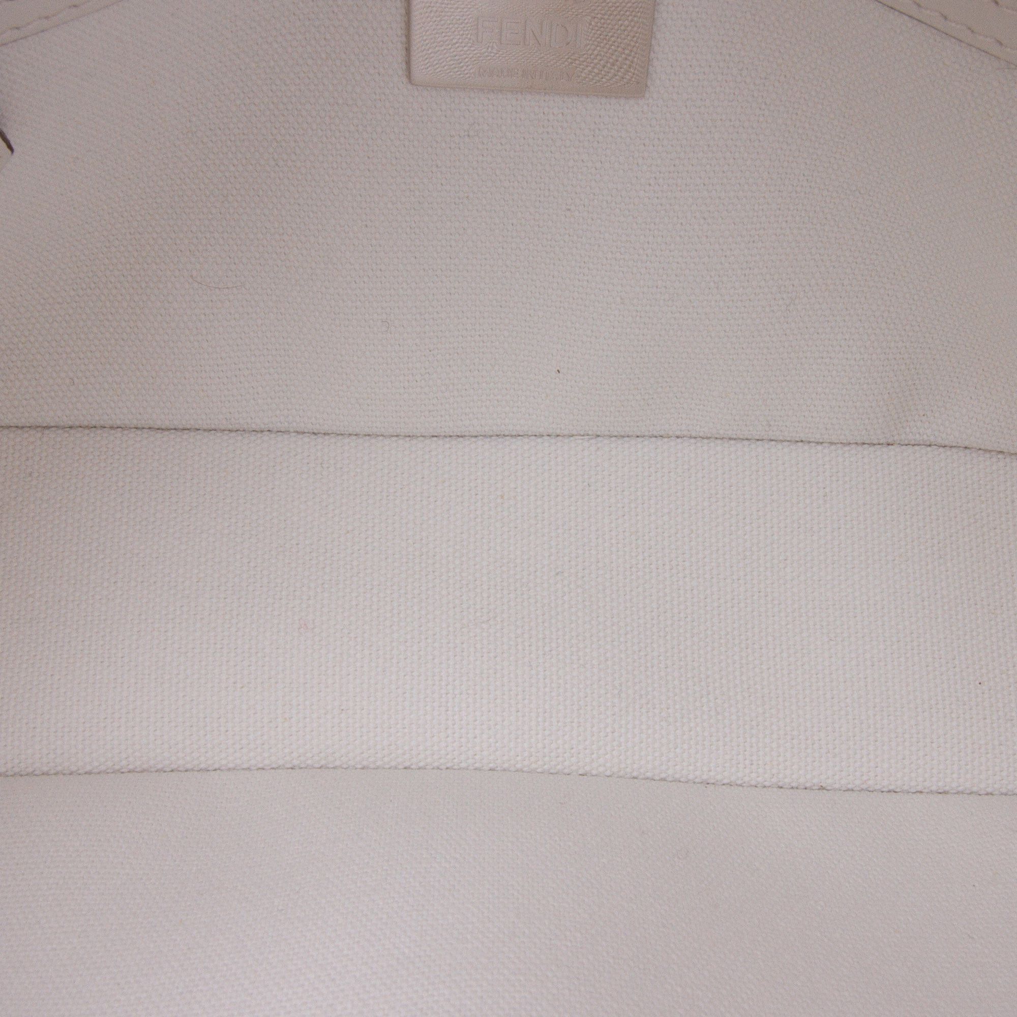Fendi Fendi Zucca Embroidered Canvas Baguette Satchel Size ONE SIZE - 4 Thumbnail