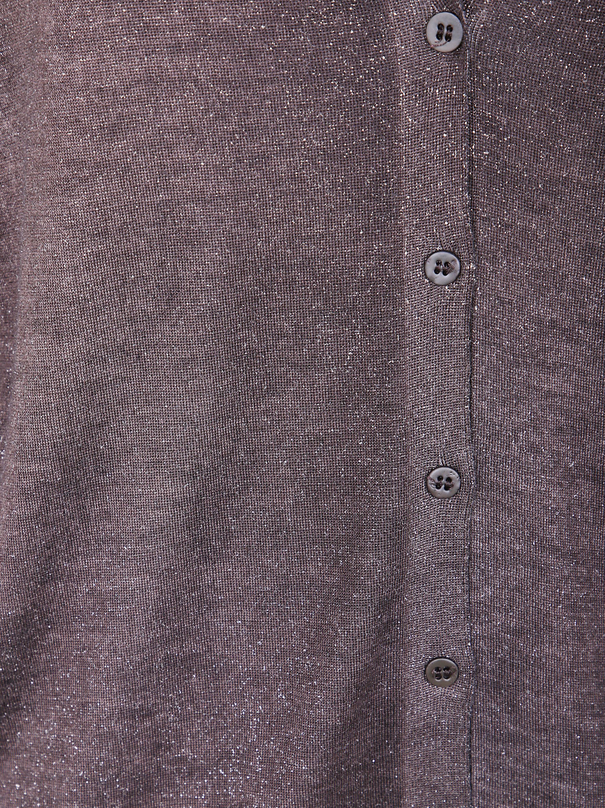 Avant Toi "STAR DUST" EFFECT LONG CARDIGAN WITH SILK ON BACK Size M / US 6-8 / IT 42-44 - 3 Thumbnail