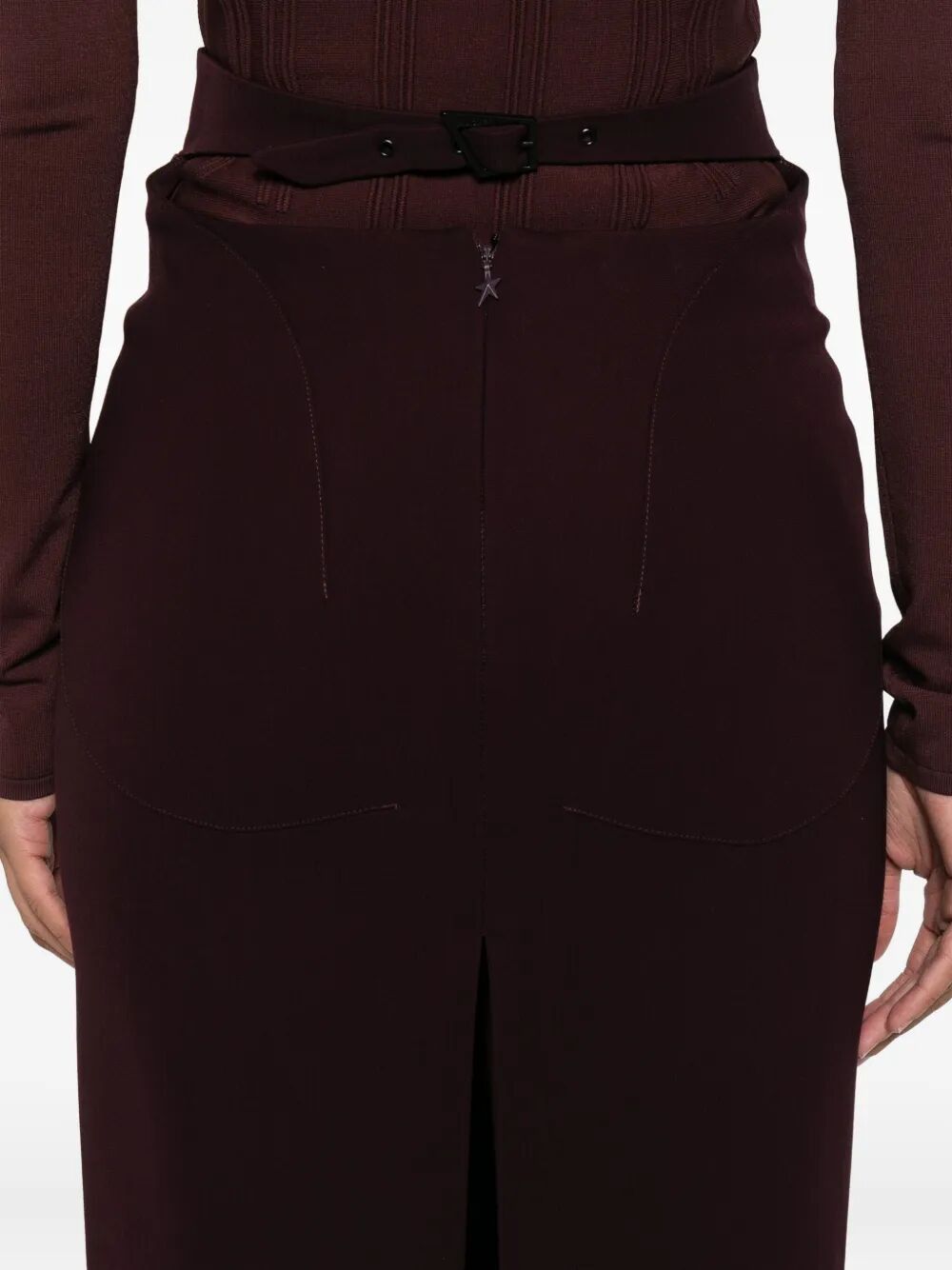 Mugler MIDI SKIRT Size 34" / US 12 / IT 48 - 4 Thumbnail