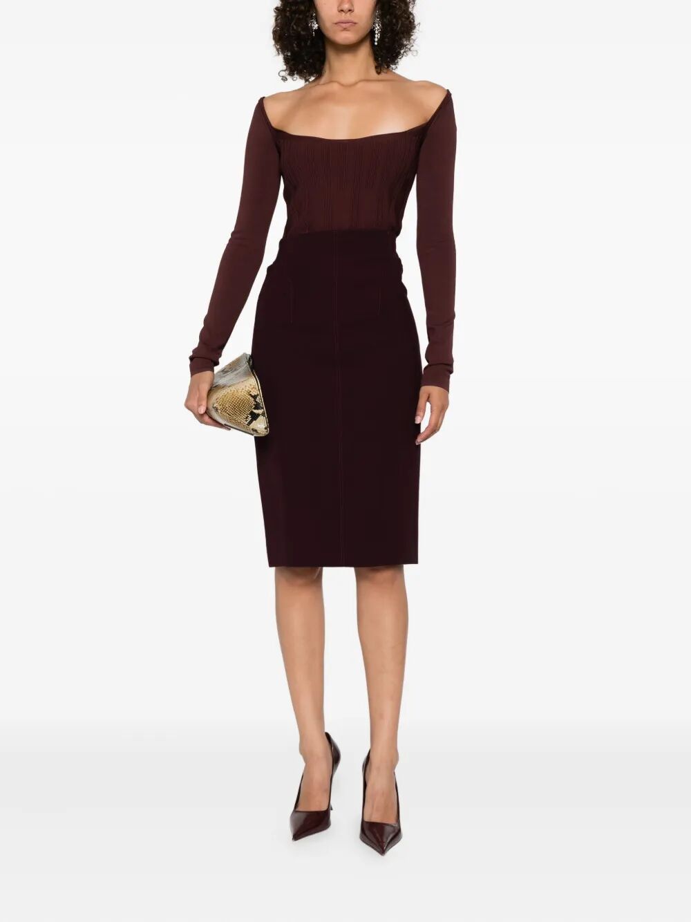 Mugler MIDI SKIRT Size 28" / US 6 / IT 42 - 2 Thumbnail