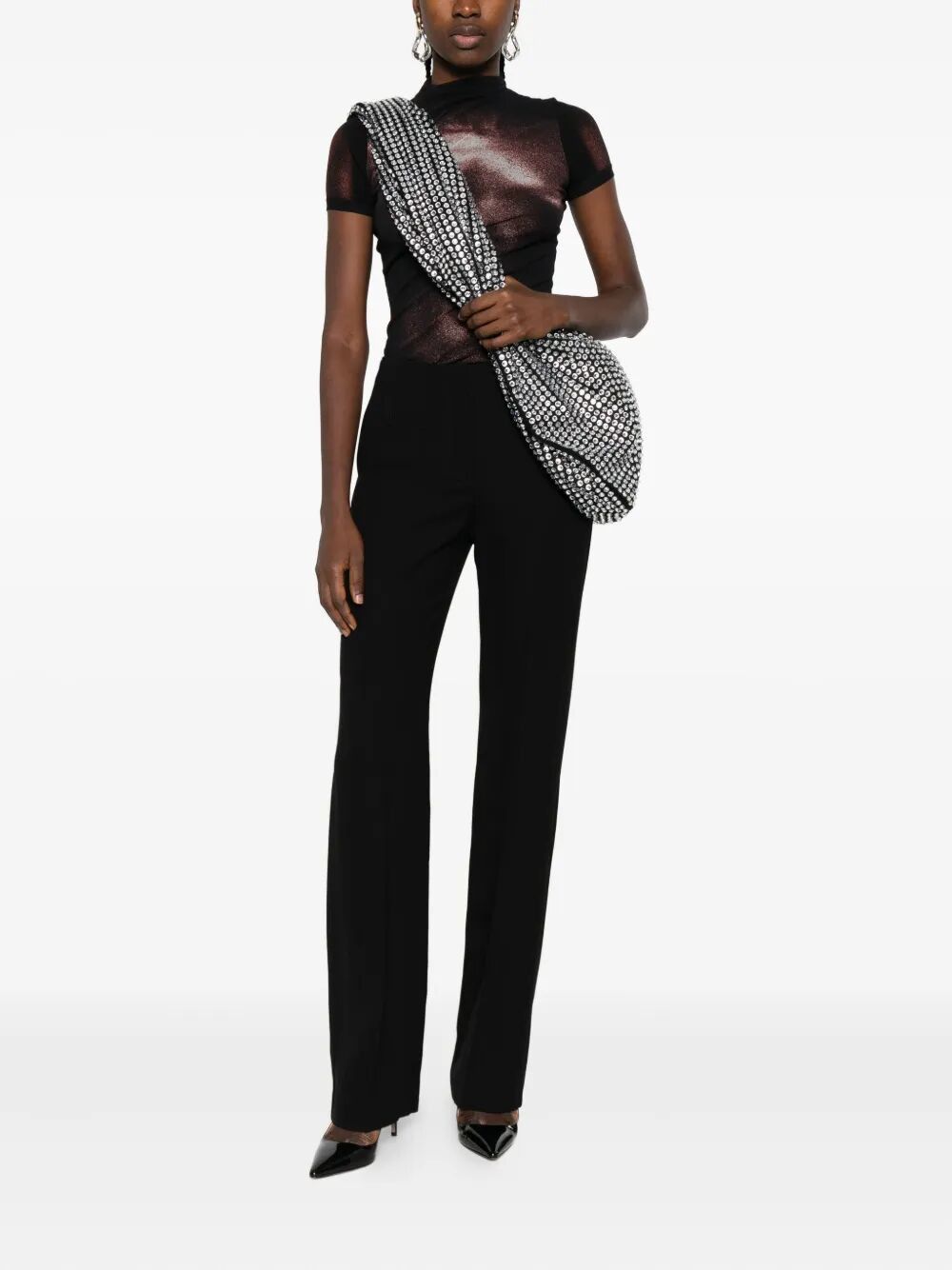 Mugler TAILORED TROUSERS Size 28" / US 6 / IT 42 - 6 Thumbnail