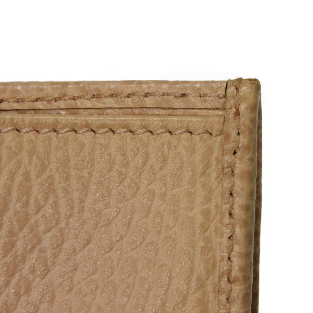 Gucci Gucci Gucci Double G Textured Leather Compact Wallet Leather Short Wallet 735212 Size ONE SIZE - 11 Thumbnail