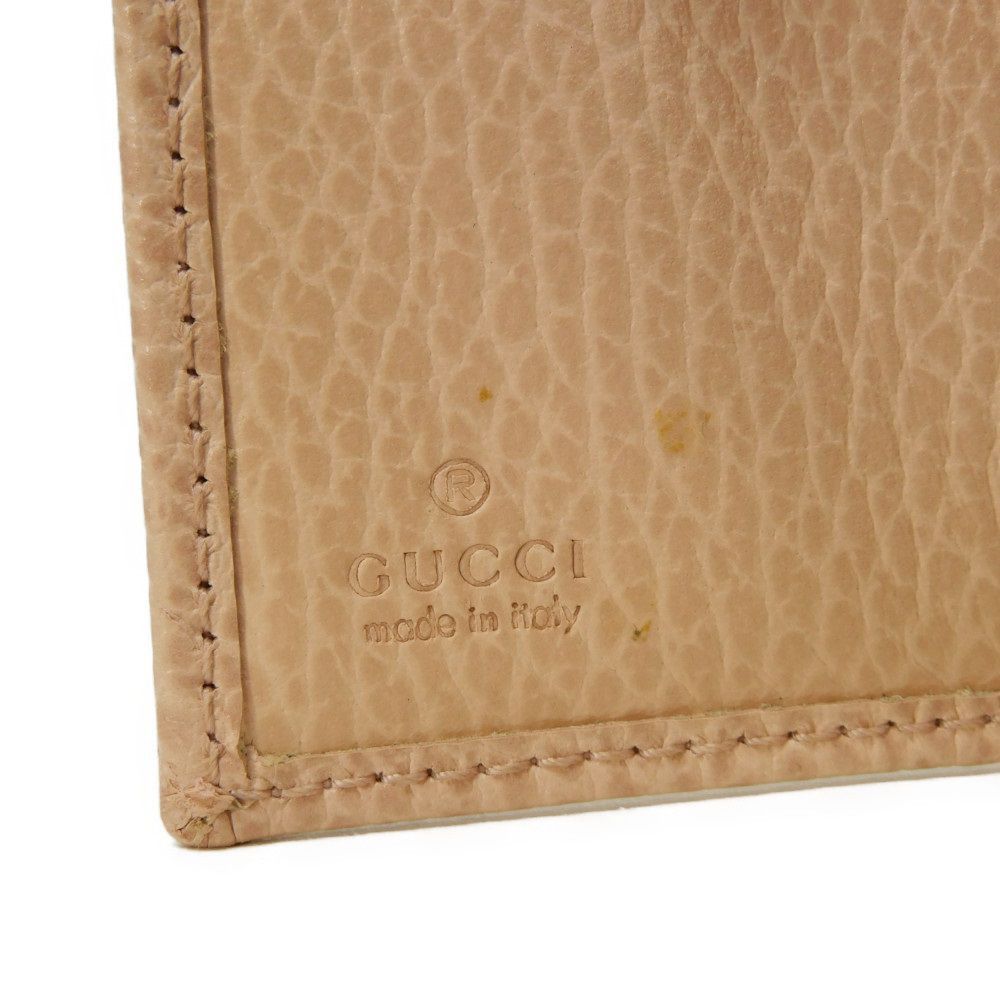 Gucci Gucci Gucci Double G Textured Leather Compact Wallet Leather Short Wallet 735212 Size ONE SIZE - 5 Thumbnail