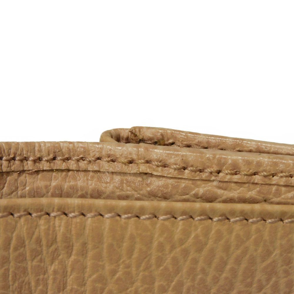 Gucci Gucci Gucci Double G Textured Leather Compact Wallet Leather Short Wallet 735212 Size ONE SIZE - 13 Thumbnail