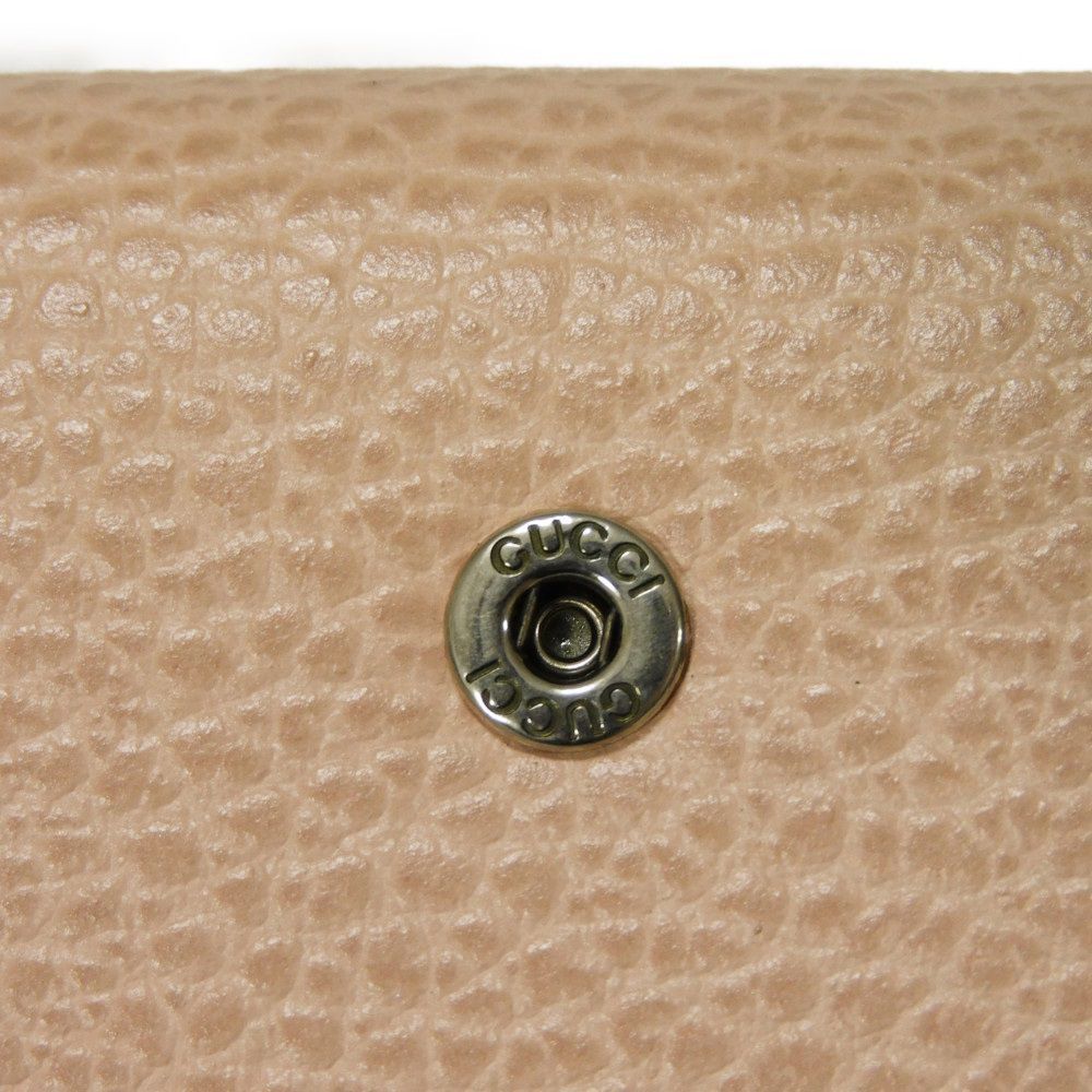 Gucci Gucci Gucci Double G Textured Leather Compact Wallet Leather Short Wallet 735212 Size ONE SIZE - 9 Thumbnail