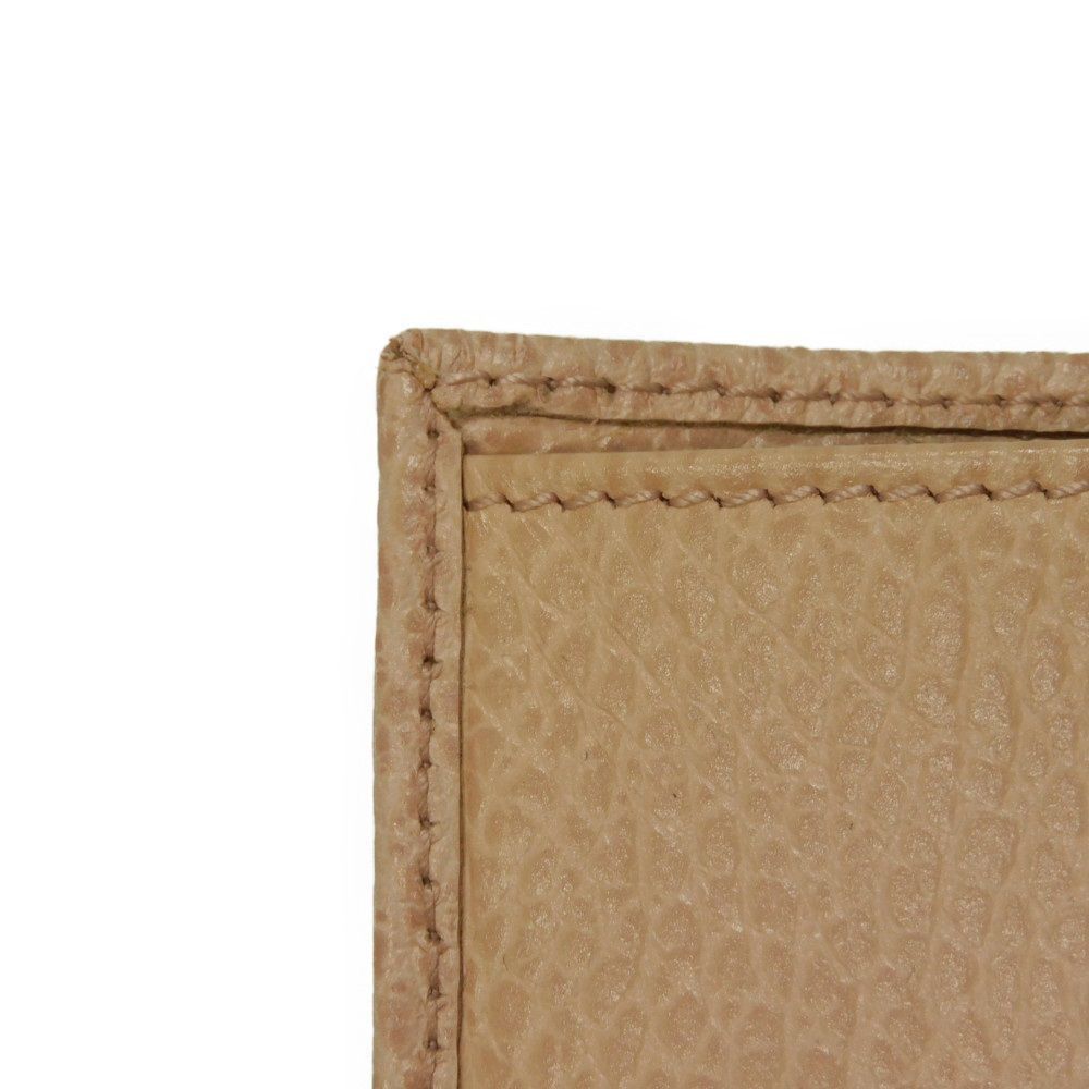 Gucci Gucci Gucci Double G Textured Leather Compact Wallet Leather Short Wallet 735212 Size ONE SIZE - 10 Thumbnail