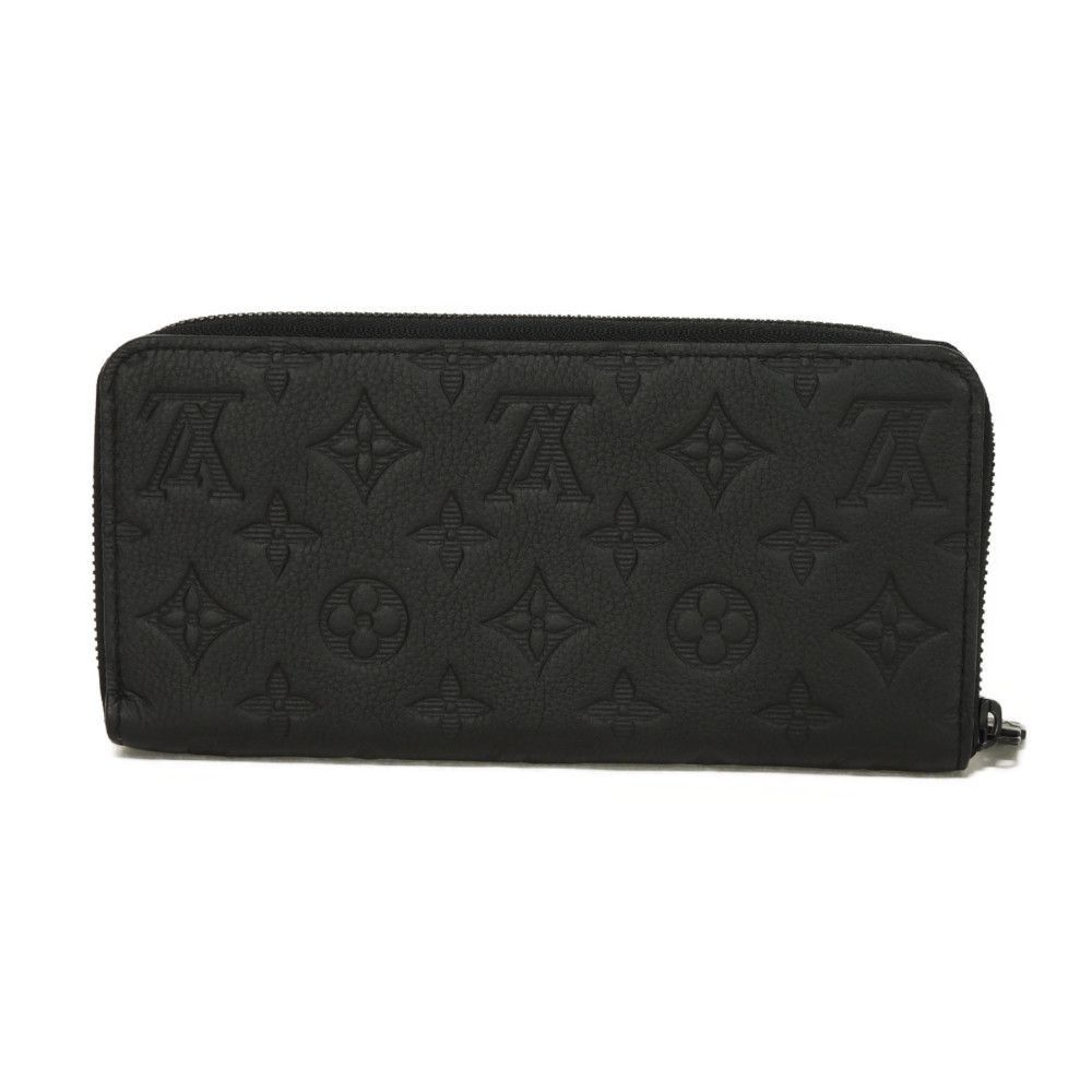 Louis Vuitton Louis Vuitton Louis Vuitton Zippy Wallet Horizontal Shadow Leather Long Wallet Leather Long Wallet M80333 Size ONE SIZE - 3 Thumbnail