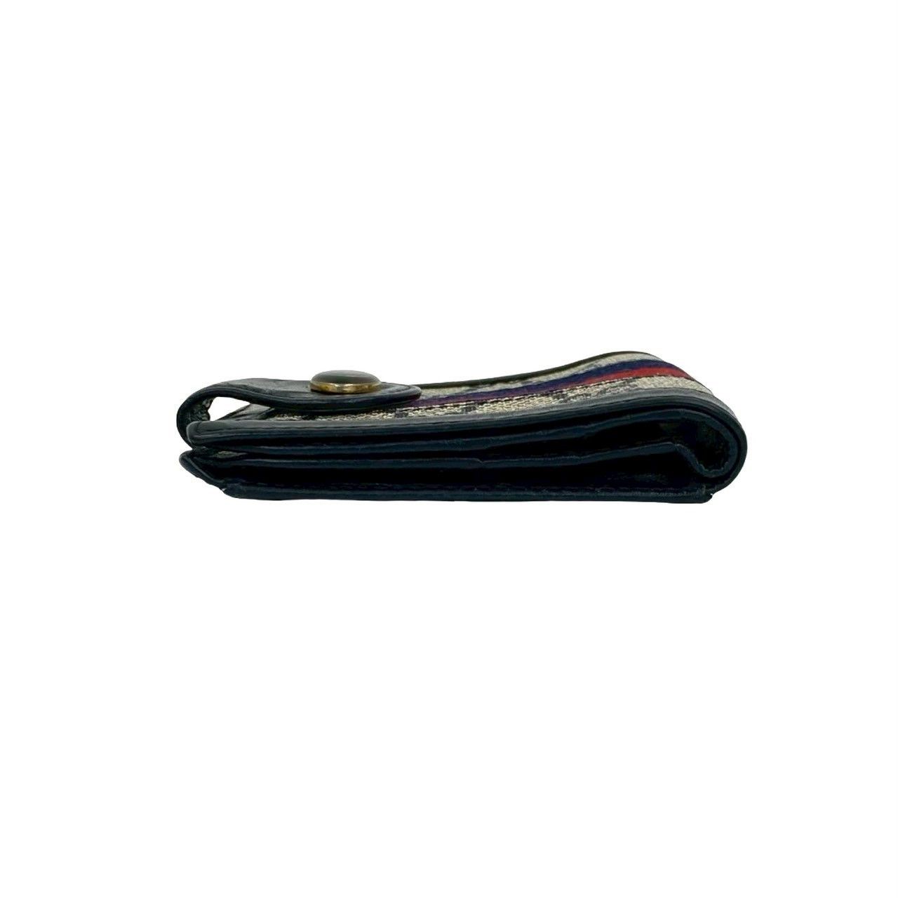 Gucci Gucci Gucci GG Logo Leather Bifold Wallet Leather Short Wallet Size ONE SIZE - 5 Thumbnail