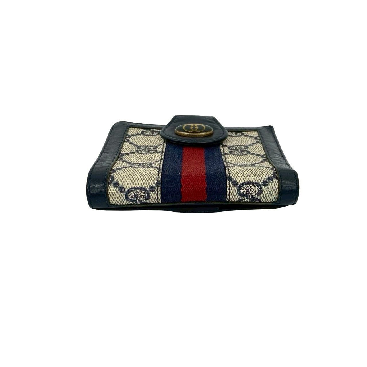 Gucci Gucci Gucci GG Logo Leather Bifold Wallet Leather Short Wallet Size ONE SIZE - 7 Thumbnail
