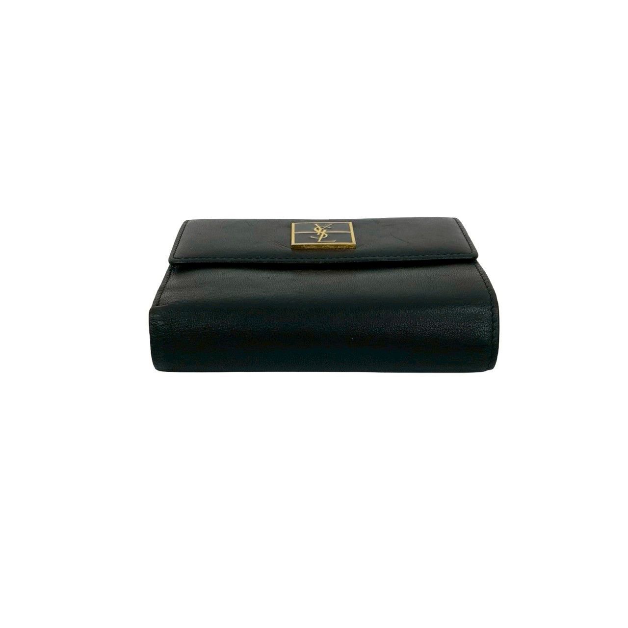 Yves Saint Laurent Yves Saint Laurent Yves Saint Laurent Leather Wallet Leather Short Wallet Size ONE SIZE - 7 Thumbnail