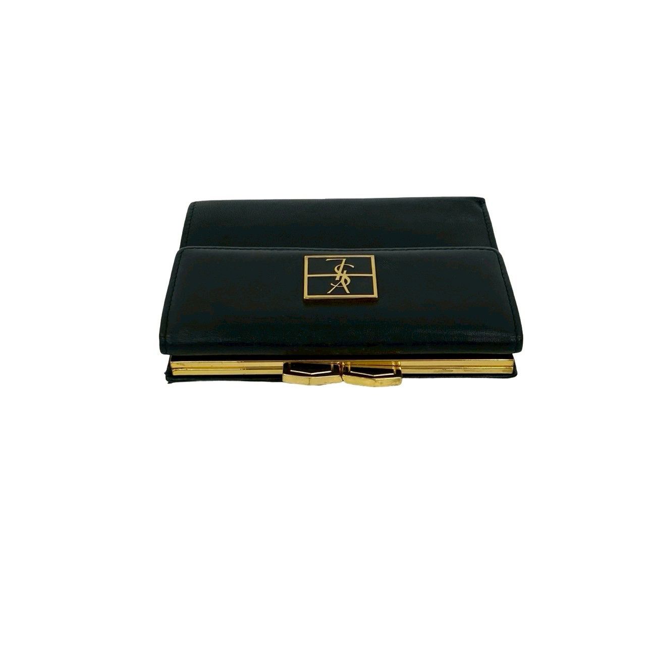 Yves Saint Laurent Yves Saint Laurent Yves Saint Laurent Leather Wallet Leather Short Wallet Size ONE SIZE - 4 Thumbnail
