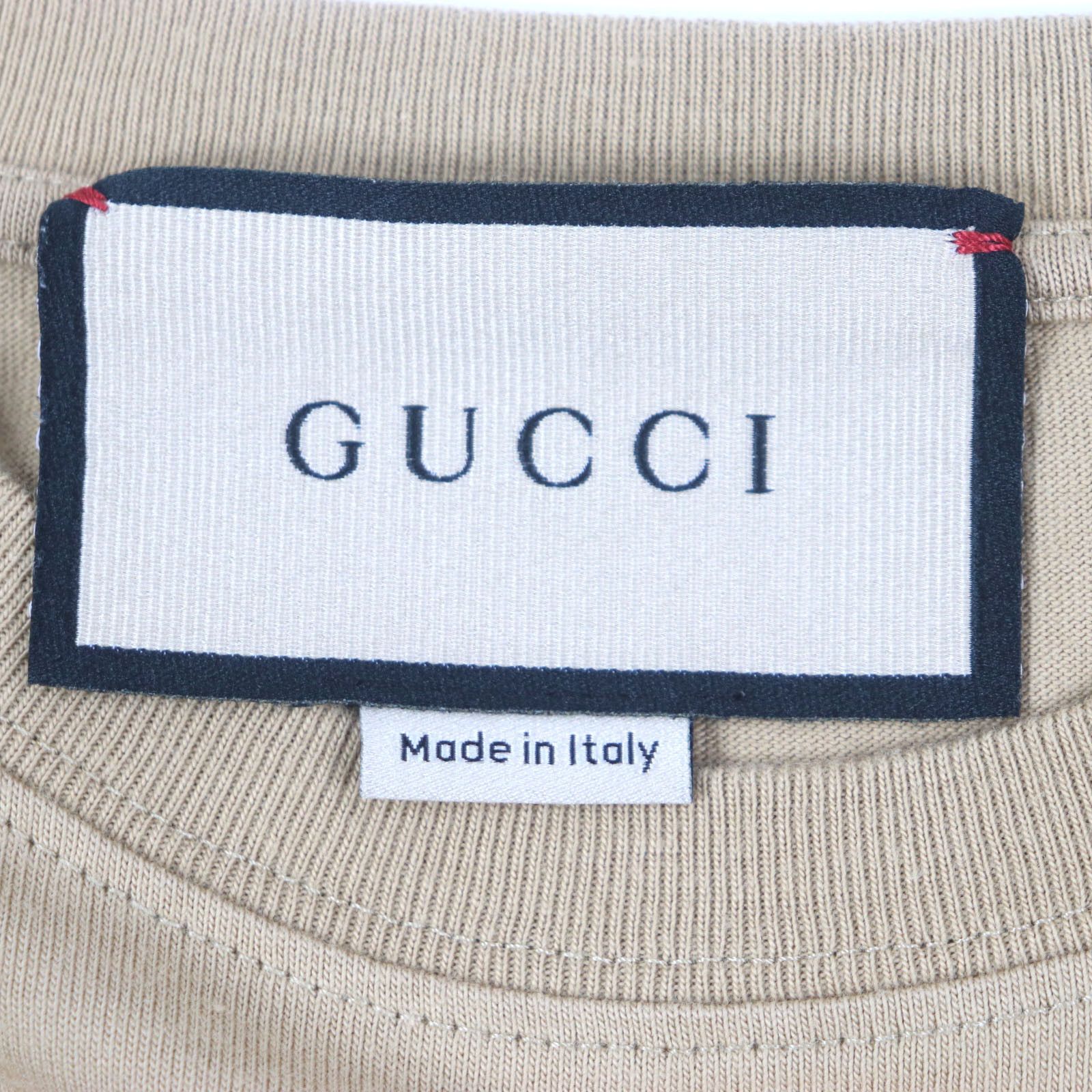 Gucci Gucci Gucci Cotton T-shirt Cotton T-Shirts 771758 DUTY FREE for USA Size ONE SIZE - 4 Thumbnail