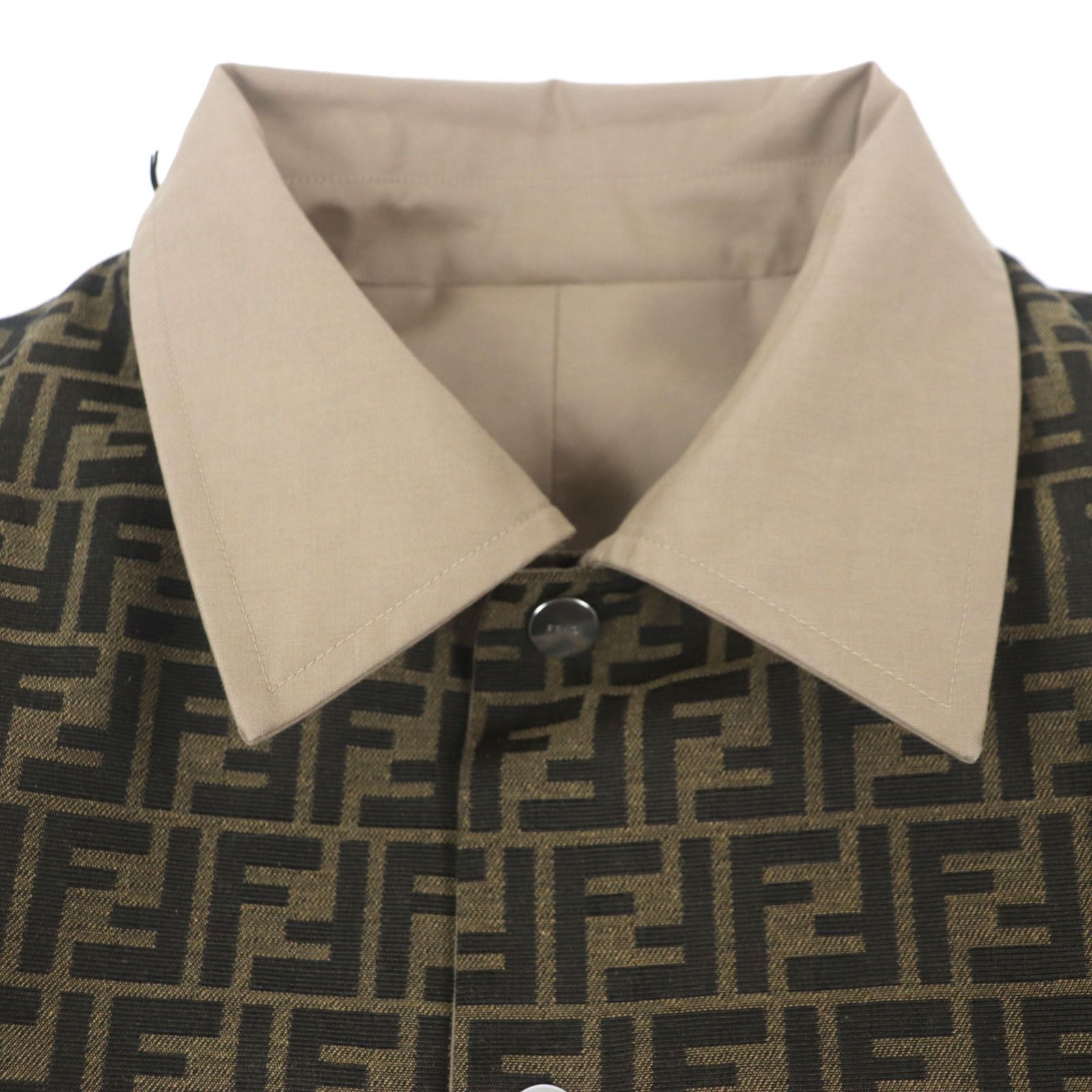 Fendi Fendi Fendi FF0741 Cotton Trench Coat Cotton Outerwear FF0741 DUTY FREE for USA Size ONE SIZE - 4 Thumbnail