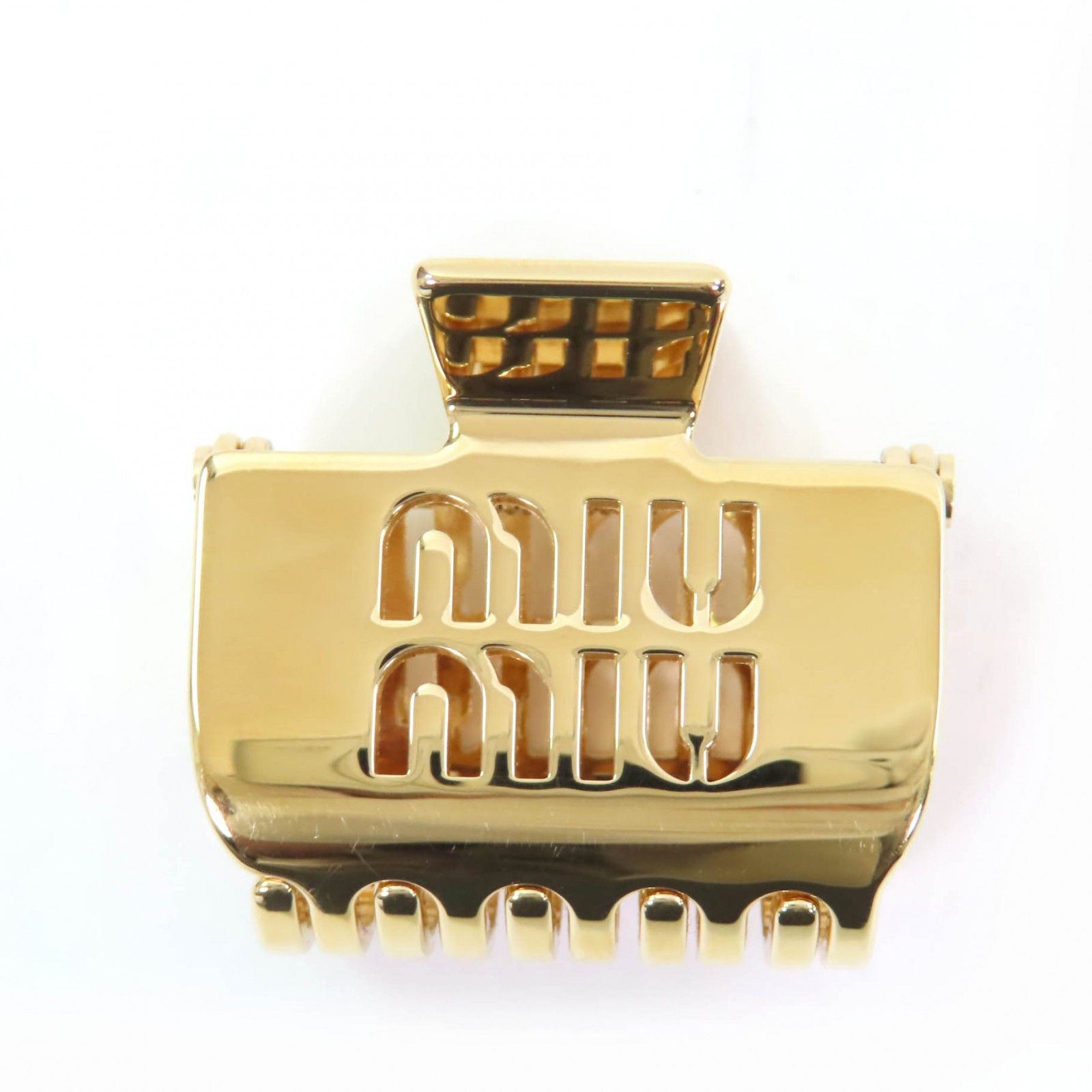 Miu Miu Miu Miu MiuMiu Logo Metal Claw Clip Metal Other 5IF142 Size ONE SIZE - 3 Thumbnail