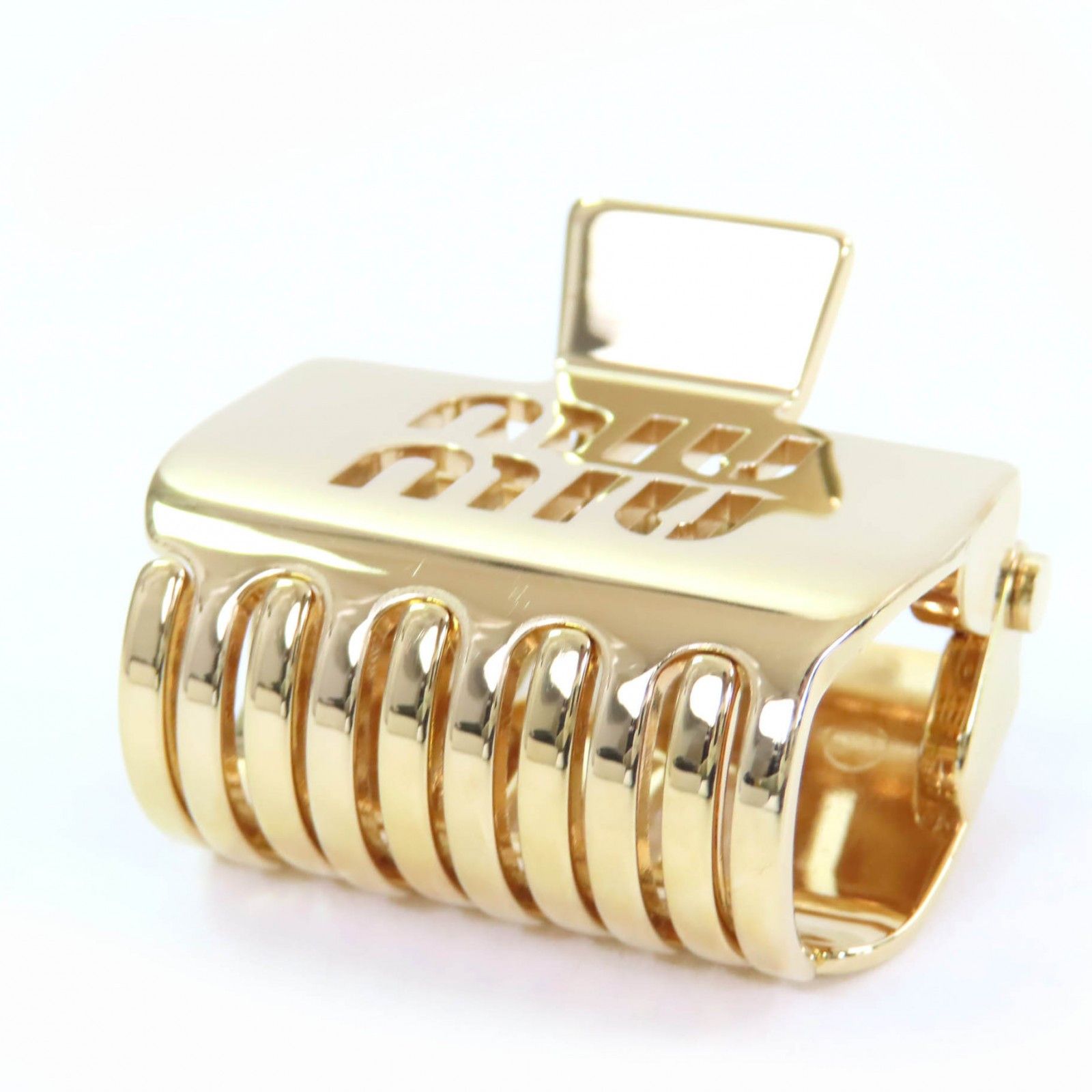 Miu Miu Miu Miu MiuMiu Logo Metal Claw Clip Metal Other 5IF142 Size ONE SIZE - 4 Thumbnail