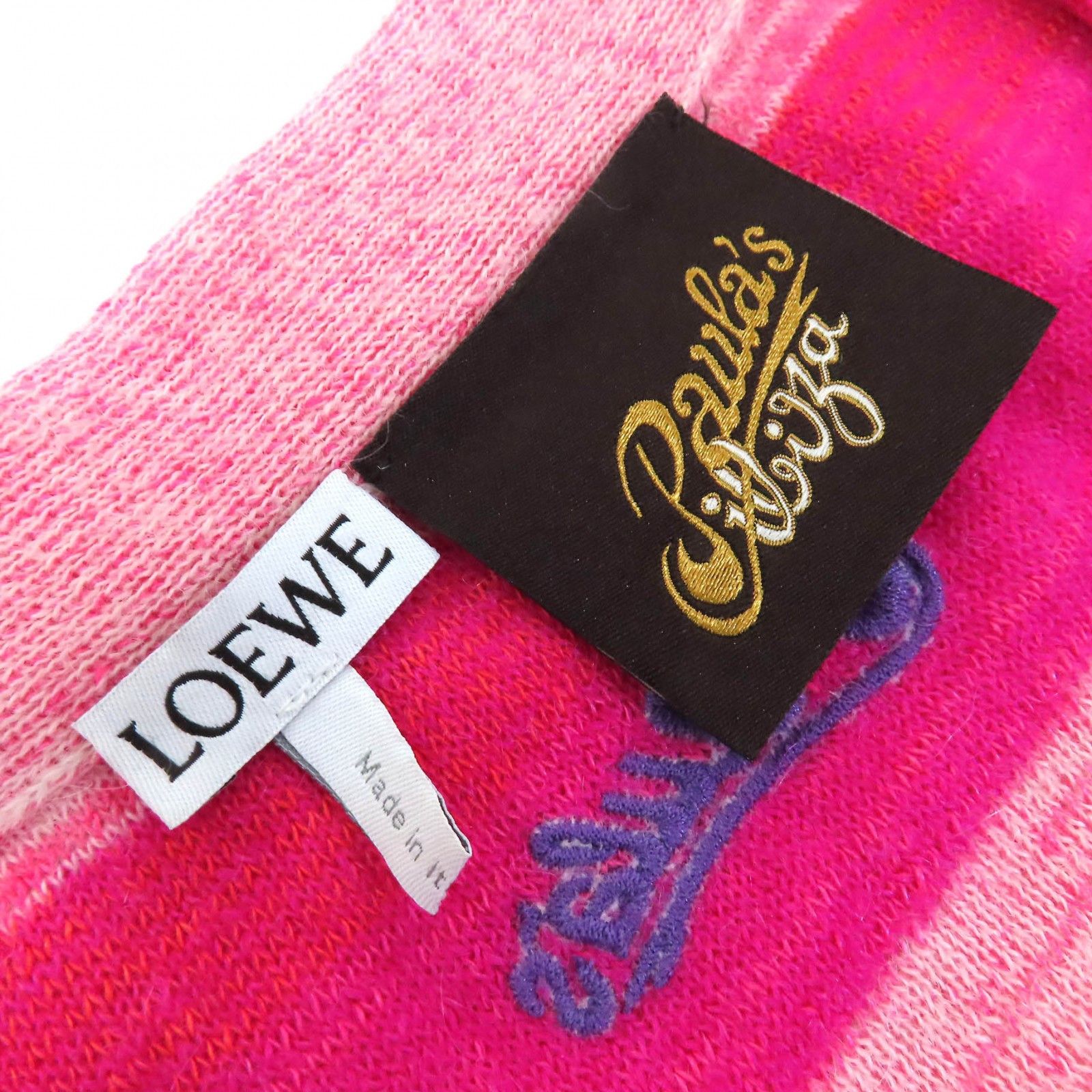 Loewe Loewe Loewe Paula's Ibiza Wool Cardigan Cotton Tops S616333X63 DUTY FREE for USA Size ONE SIZE - 7 Thumbnail