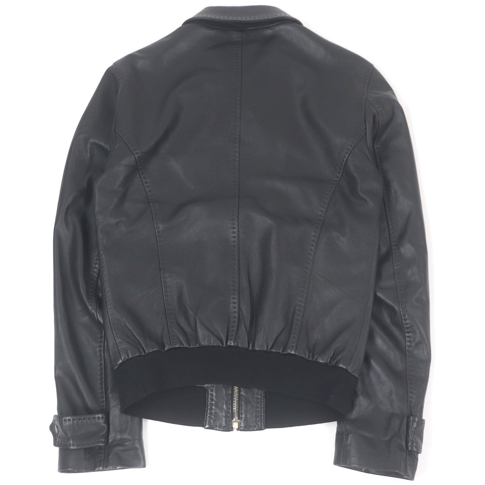 Dolce & Gabbana Dolce & Gabbana Dolce&Gabbana Lamb Leather Jacket Leather Outerwear DUTY FREE for USA Size ONE SIZE - 4 Thumbnail