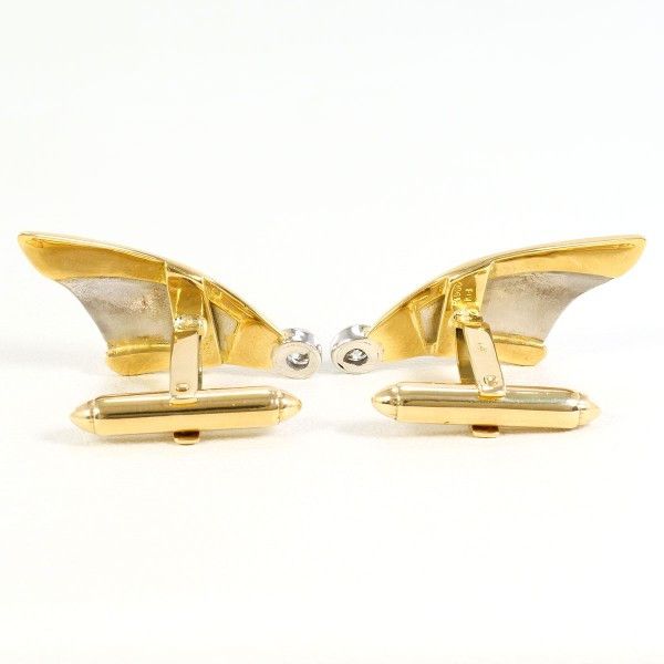 Other Other Pt900 Au750 14K YG Cufflinks Diamond Cufflinks Metal Cufflinks Size ONE SIZE - 3 Thumbnail