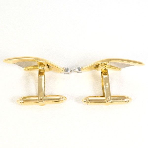 Other Other Pt900 Au750 14K YG Cufflinks Diamond Cufflinks Metal Cufflinks Size ONE SIZE - 4 Thumbnail