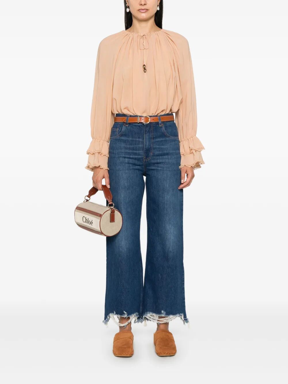 Chloe WIDE LEG DENIM Size 25" / US 0 / IT 36 - 4 Thumbnail