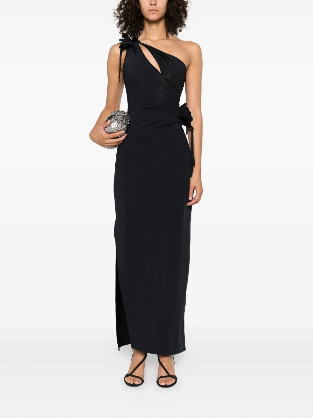Coperni "ASYMMETRIC FLOWER GOWN" Size L / US 10 / IT 46 - 2 Thumbnail