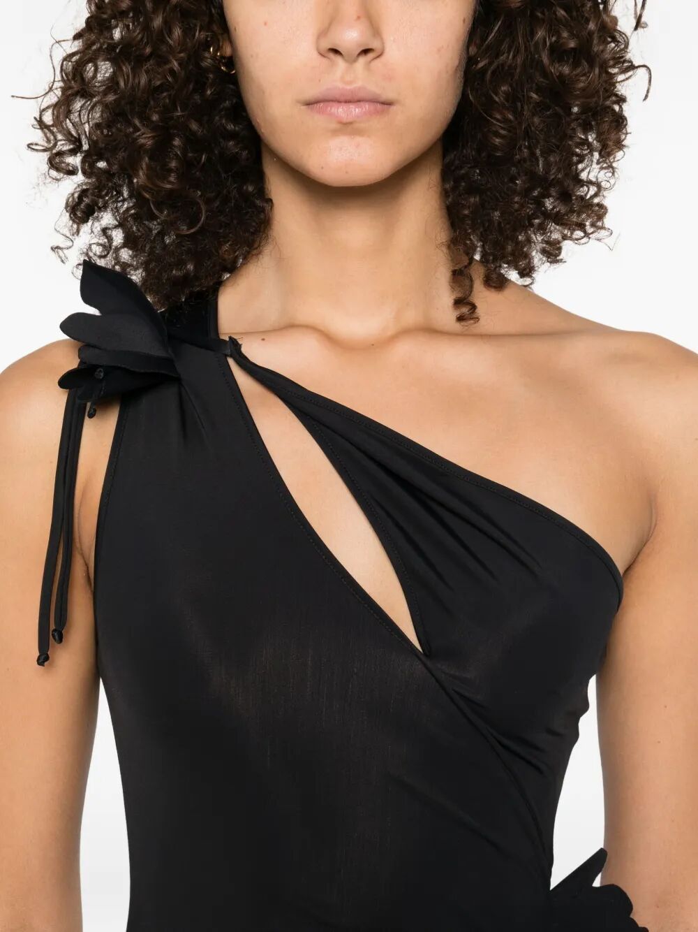 Coperni "ASYMMETRIC FLOWER GOWN" Size L / US 10 / IT 46 - 3 Thumbnail