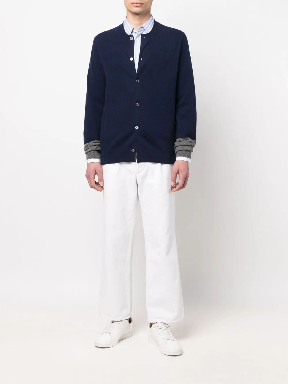 Comme des Garcons SHIRT MENS CARDIGAN KNIT Size US XL / EU 56 / 4 - 3 Thumbnail