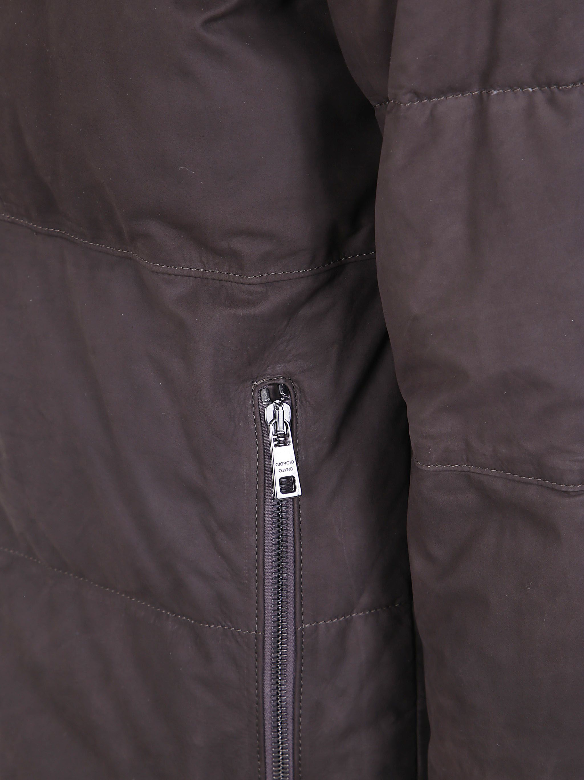 Giorgio Brato NABUCK LEATHER PADDED JACKET Size US M / EU 48-50 / 2 - 3 Thumbnail