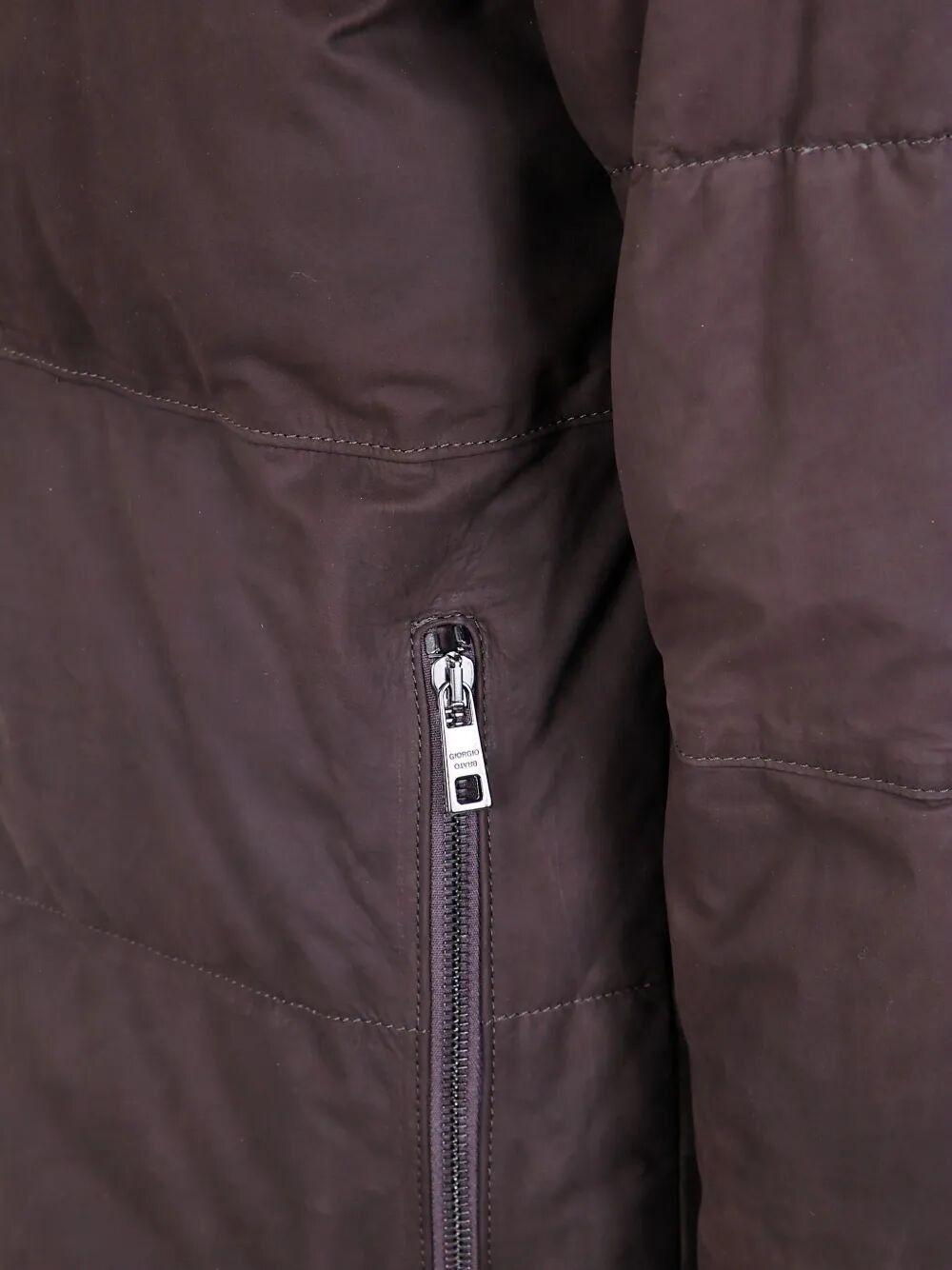 Giorgio Brato NABUCK LEATHER PADDED JACKET Size US M / EU 48-50 / 2 - 6 Thumbnail