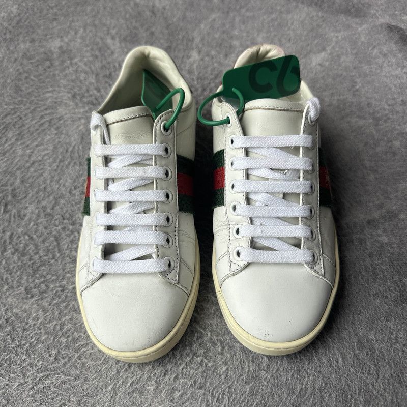 Gucci Gucci Ace Embroidered Fashion Sneakers for Women 0079 Size US 4.5 / IT 34.5 - 2 Thumbnail