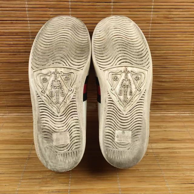 Gucci Gucci ACE "LOVED" Embroidered Sneakers for Women 0079 Size US 6.5 / IT 36.5 - 4 Thumbnail
