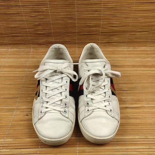 Gucci Gucci ACE "LOVED" Embroidered Sneakers for Women 0079 Size US 6.5 / IT 36.5 - 2 Thumbnail