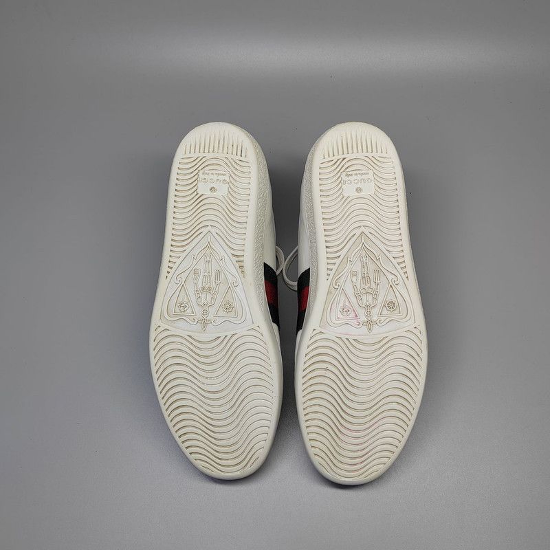 Gucci Gucci Ace Embroidered Fashion Sneakers for Women 0079 Size US 6.5 / IT 36.5 - 4 Thumbnail