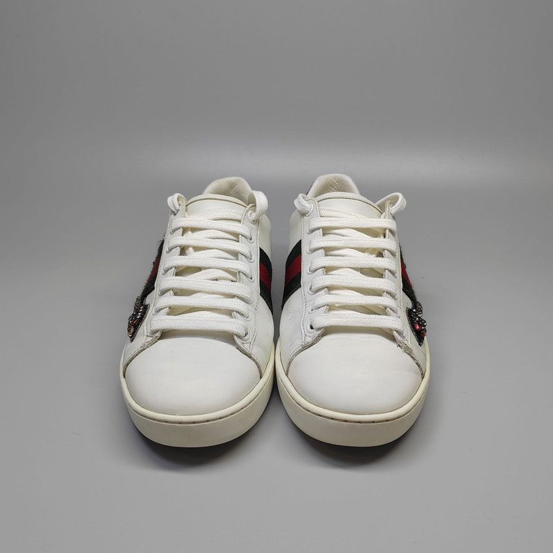 Gucci Gucci Ace Embroidered Fashion Sneakers for Women 0079 Size US 6.5 / IT 36.5 - 2 Thumbnail