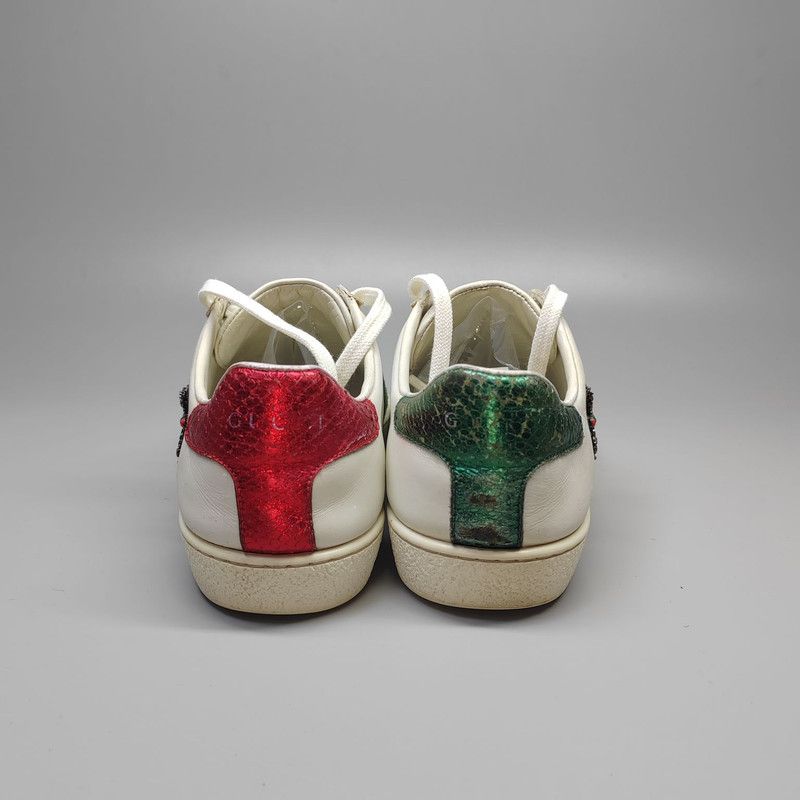 Gucci Gucci Ace Embroidered Fashion Sneakers for Women 0079 Size US 6.5 / IT 36.5 - 3 Thumbnail