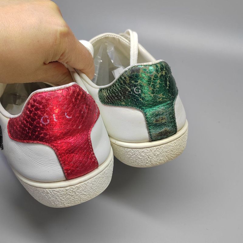 Gucci Gucci Ace Embroidered Fashion Sneakers for Women 0079 Size US 6.5 / IT 36.5 - 6 Thumbnail