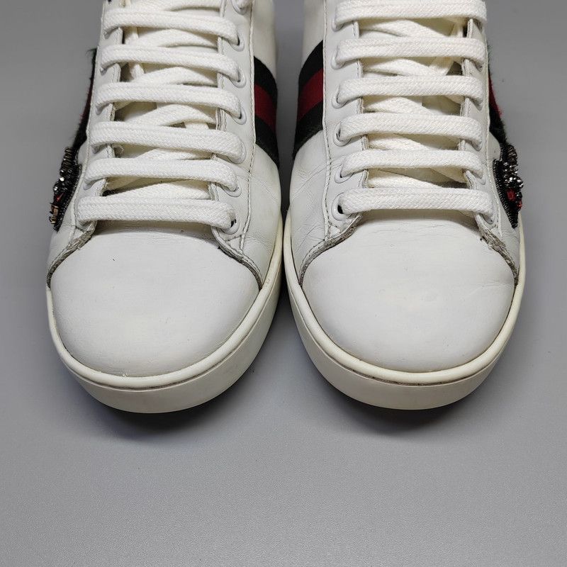 Gucci Gucci Ace Embroidered Fashion Sneakers for Women 0079 Size US 6.5 / IT 36.5 - 9 Thumbnail