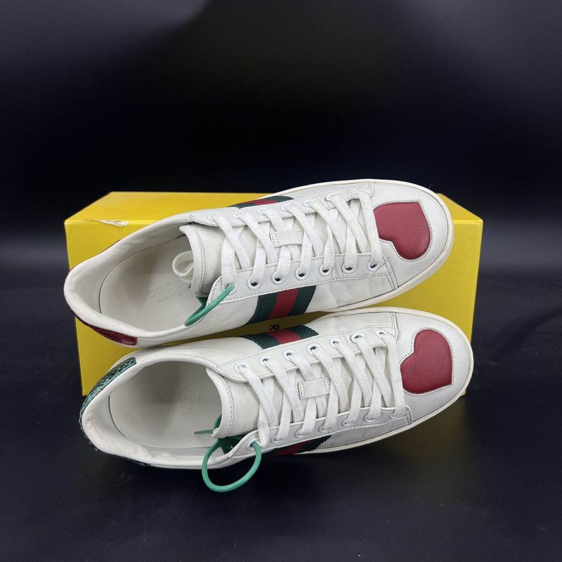 Gucci Gucci ACE Heart Sneakers for Women 0079 Size US 6.5 / IT 36.5 - 6 Thumbnail