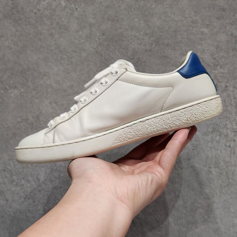 Gucci Gucci ACE Tennis White Leather Sneakers for Women 0079 Size US 5 / IT 35 - 8 Thumbnail