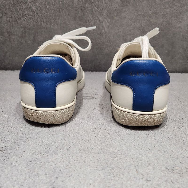 Gucci Gucci ACE Tennis White Leather Sneakers for Women 0079 Size US 5 / IT 35 - 3 Thumbnail
