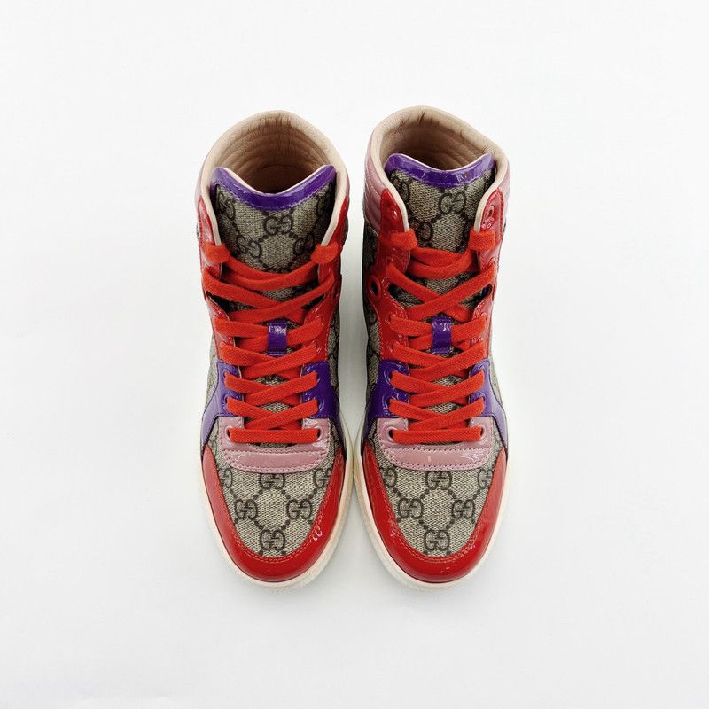 Gucci Gucci Fashion High-Top Sneakers for Women 0079 Size US 5 / IT 35 - 2 Thumbnail