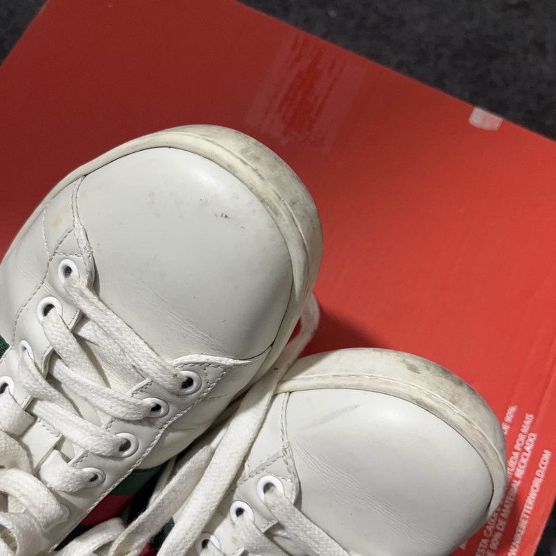 Gucci Gucci Ace Low-Top Sneakers with Bee Design 0079 Size US 8 / IT 38 - 6 Thumbnail