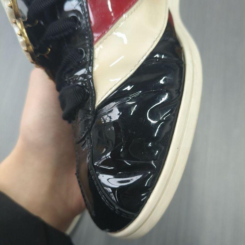 Gucci Gucci Falacer Patent Leather Casual Shoes 0079 Size US 5 / IT 35 - 9 Thumbnail