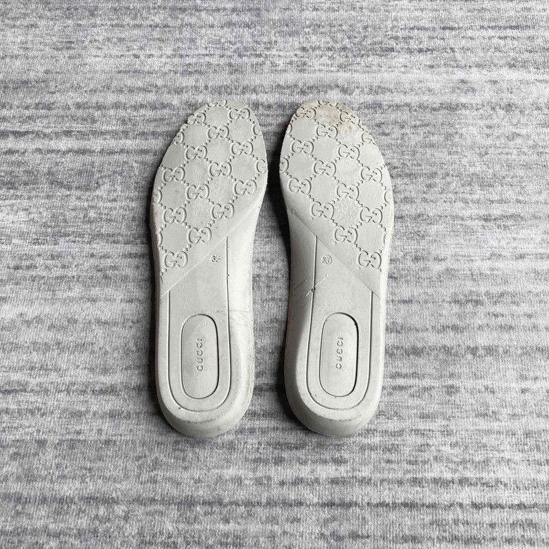 Gucci Gucci Ace Leather Pineapple Embroidered Sneakers 0079 Size US 5 / IT 35 - 8 Thumbnail