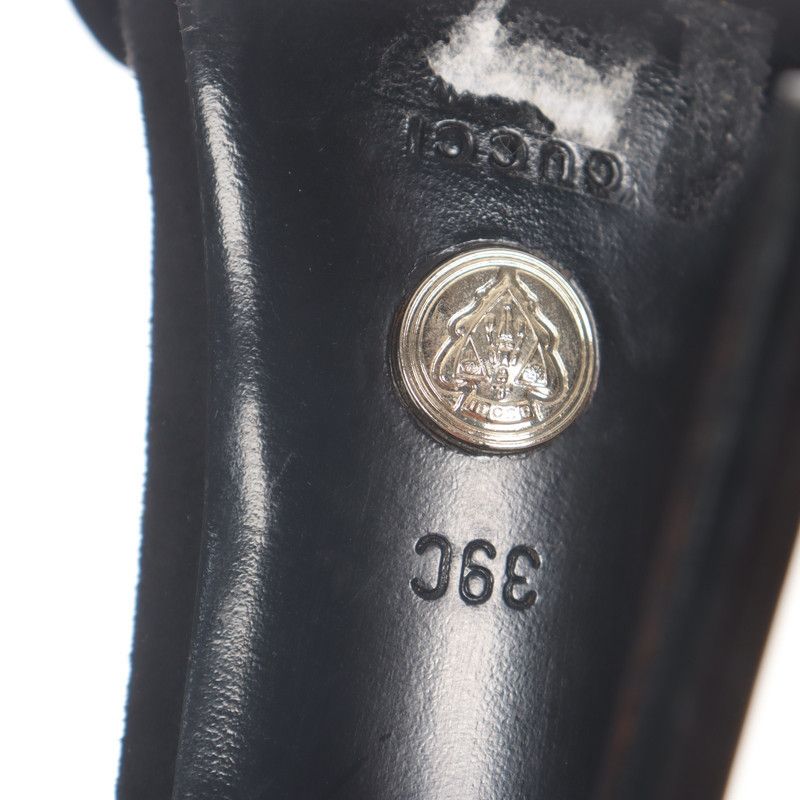 Gucci Gucci Black Suede High Heels 13cm Size US 8 / IT 38 - 7 Thumbnail