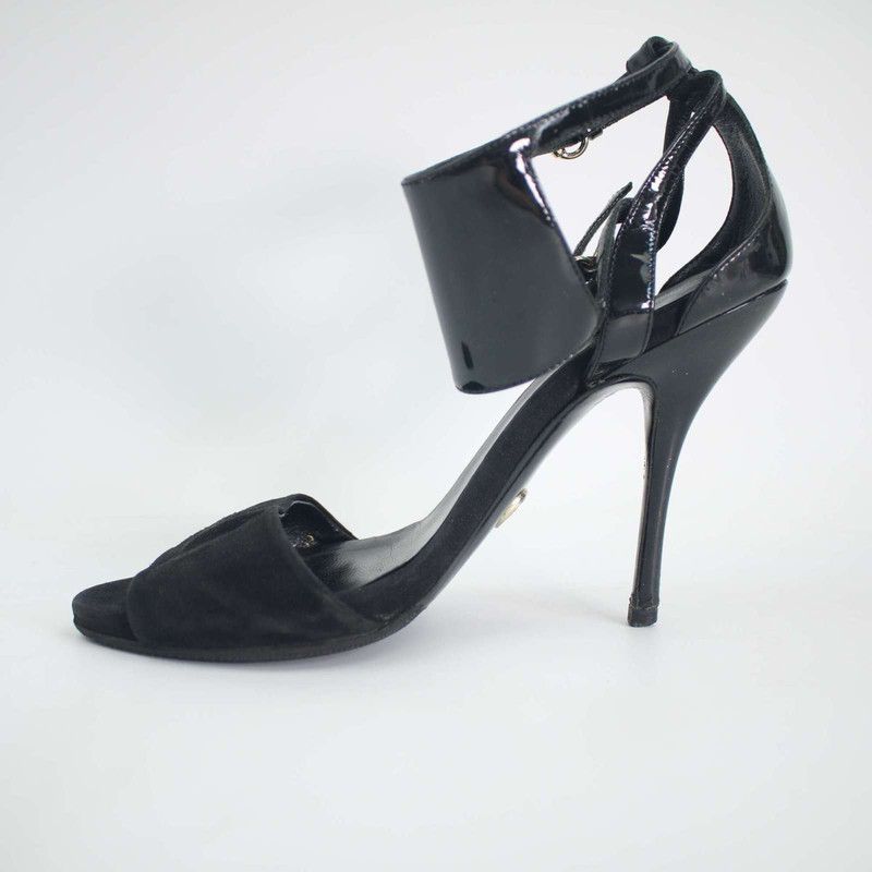 Gucci Gucci Black Suede High Heels 13cm Size US 8 / IT 38 - 7 Thumbnail